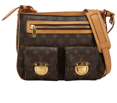 Hudson GM, &pound;895, Handbags, Brown, Canvas, Front view